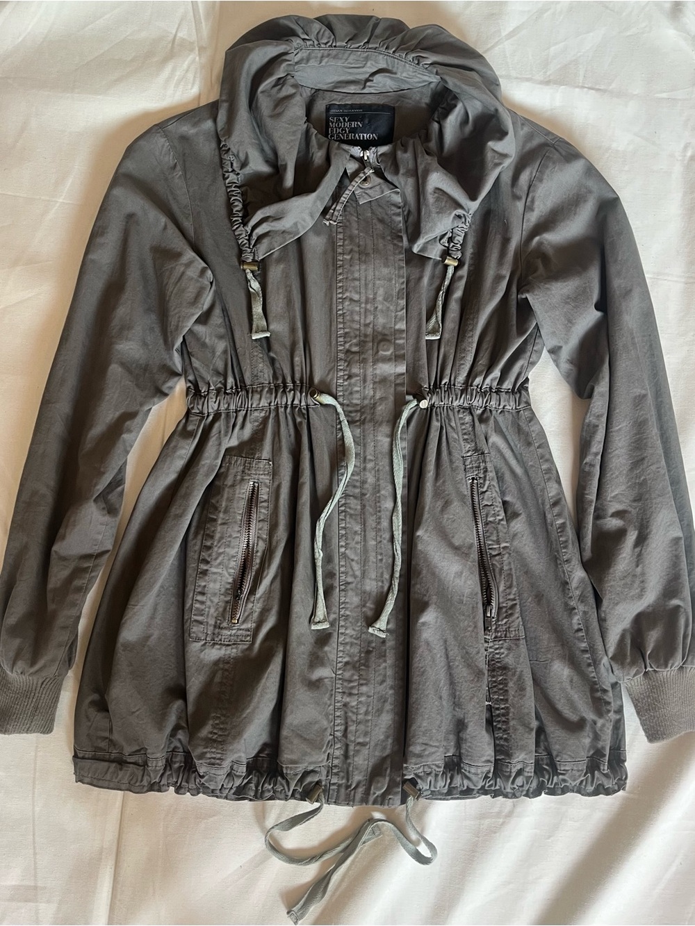 Urban Behavior Women's Grey Utility Jacket. Size XS
